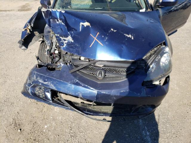 JH4DC54843C021201 - 2003 ACURA RSX BLUE photo 11