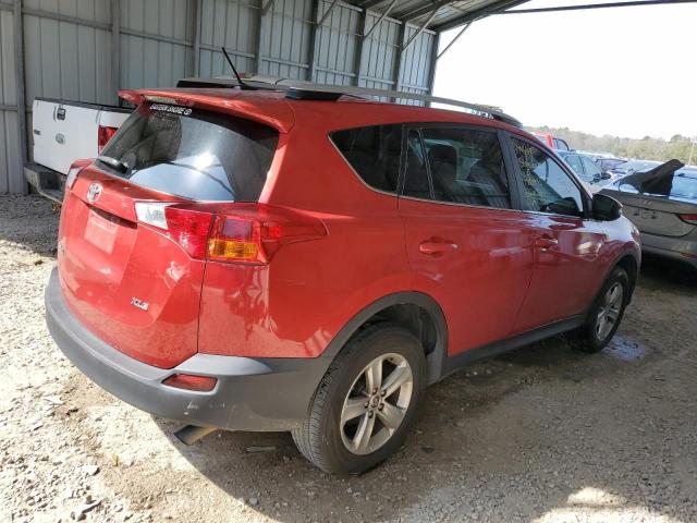 2T3WFREV5FW140440 - 2015 TOYOTA RAV4 XLE RED photo 3