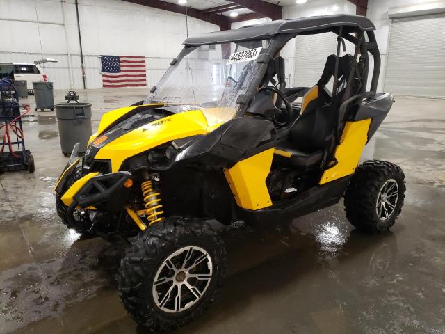 3JBPXLP15EJ000384 - 2014 CAN-AM MAVERICK 1000R X RS YELLOW photo 2