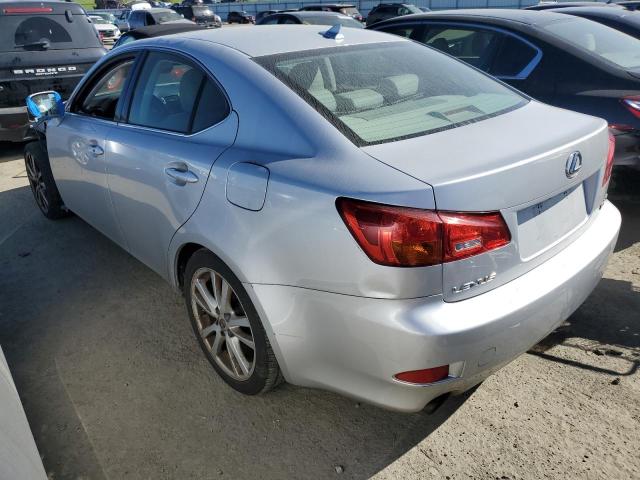 JTHBK262175049386 - 2007 LEXUS IS 250 SILVER photo 2