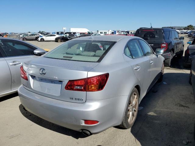 JTHBK262175049386 - 2007 LEXUS IS 250 SILVER photo 3