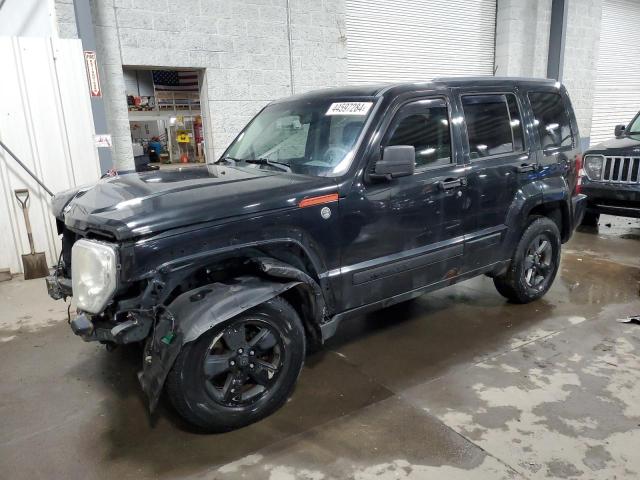 1J8GN28K98W279192 - 2008 JEEP LIBERTY SPORT BLACK photo 1