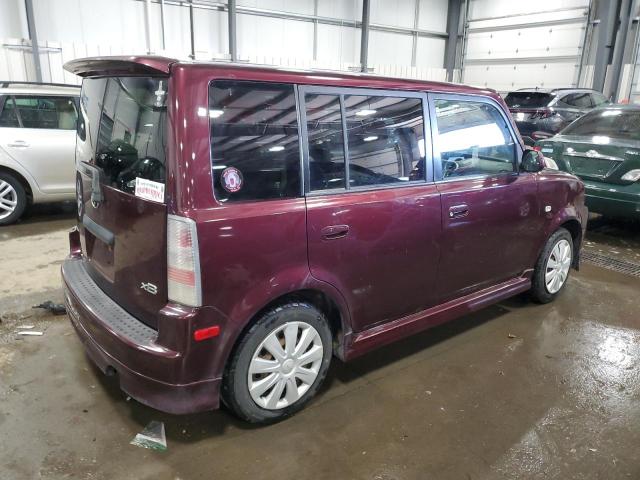 JTLKT334350187469 - 2005 TOYOTA SCION XB BURGUNDY photo 3