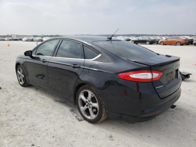 3FA6P0HD7ER355418 - 2014 FORD FUSION SE BLACK photo 2