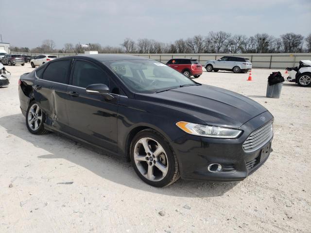 3FA6P0HD7ER355418 - 2014 FORD FUSION SE BLACK photo 4