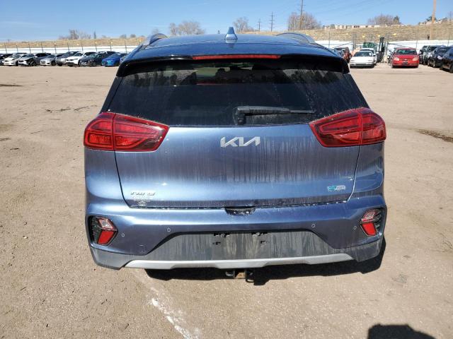 KNDCC3LD4N5496483 - 2022 KIA NIRO EX PREMIUM BLUE photo 6