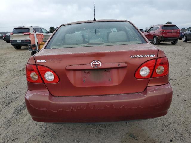 1NXBR32E36Z653959 - 2006 TOYOTA COROLLA CE RED photo 6