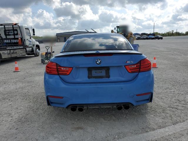 WBS3U9C55GP968764 - 2016 BMW M4 BLUE photo 6