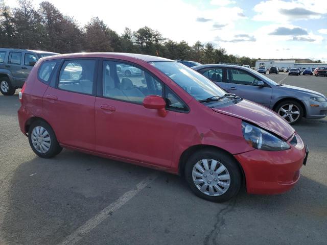 JHMGD37447S036753 - 2007 HONDA FIT RED photo 4