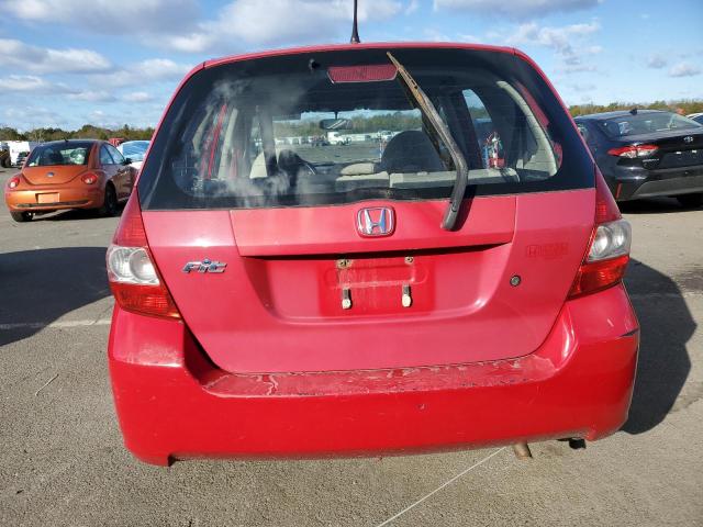 JHMGD37447S036753 - 2007 HONDA FIT RED photo 6