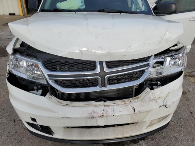 3C4PDCABXKT858280 - 2019 DODGE JOURNEY SE WHITE photo 12