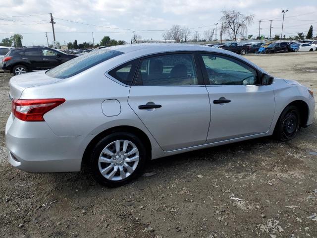 3N1AB7AP4KY336605 - 2019 NISSAN SENTRA S SILVER photo 3