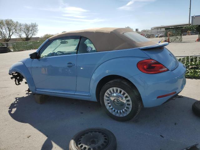 3VW517AT9FM811898 - 2015 VOLKSWAGEN BEETLE 1.8T BLUE photo 2