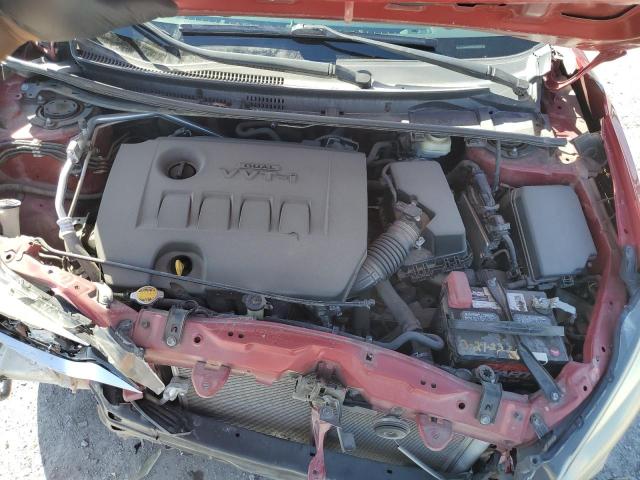 2T1BURHE6GC606291 - 2016 TOYOTA COROLLA L RED photo 11