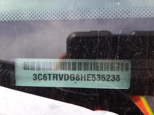 3C6TRVDG8HE535238 - 2017 RAM PROMASTER 2500 HIGH أبيض صورة 10