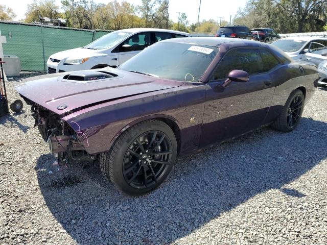 2C3CDZFJ0MH662267 - 2021 DODGE CHALLENGER R/T SCAT PACK PURPLE photo 1