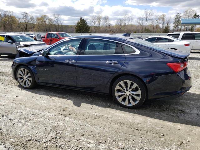 1G1ZE5SX1JF118355 - 2018 CHEVROLET MALIBU PREMIER BLUE photo 2