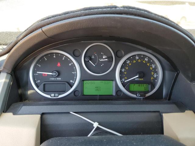 SALSF25438A142632 - 2008 LAND ROVER RANGE ROVE HSE BLUE photo 9
