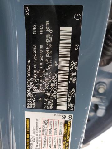 JTEABFAJ3SK028208 - 2025 TOYOTA LAND CRUIS BASE BLUE photo 13