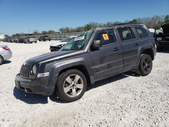 1C4NJPFB5ED909274 - 2014 JEEP PATRIOT LATITUDE GRAY photo 1