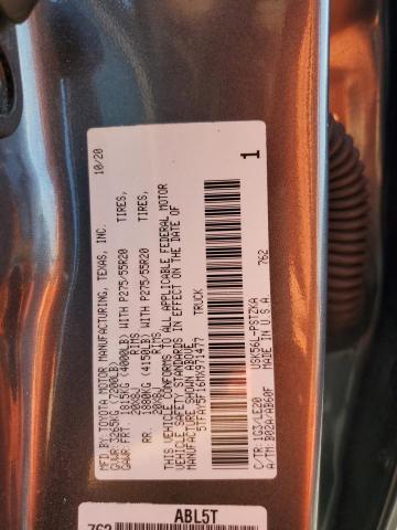 5TFAY5F16MX971477 - 2021 TOYOTA TUNDRA CREWMAX 1794 GRAY photo 13