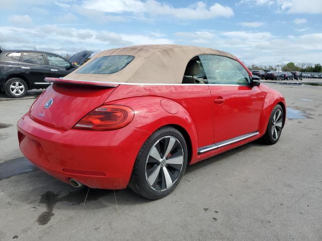 3VW7A7AT3DM801051 - 2013 VOLKSWAGEN BEETLE TURBO RED photo 3