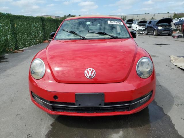 3VW7A7AT3DM801051 - 2013 VOLKSWAGEN BEETLE TURBO RED photo 5
