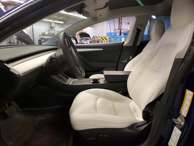 5YJ3E1EA7MF028794 - 2021 TESLA MODEL 3 BLUE photo 7