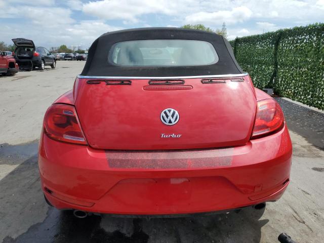 3VW7T7AT3EM804253 - 2014 VOLKSWAGEN BEETLE TURBO RED photo 6