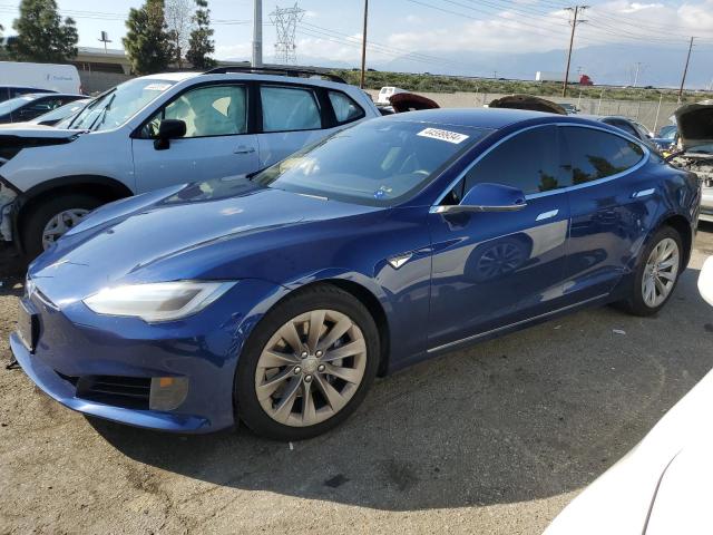5YJSA1E14GF151917 - 2016 TESLA MODEL S ლურჯი ფოტო 1