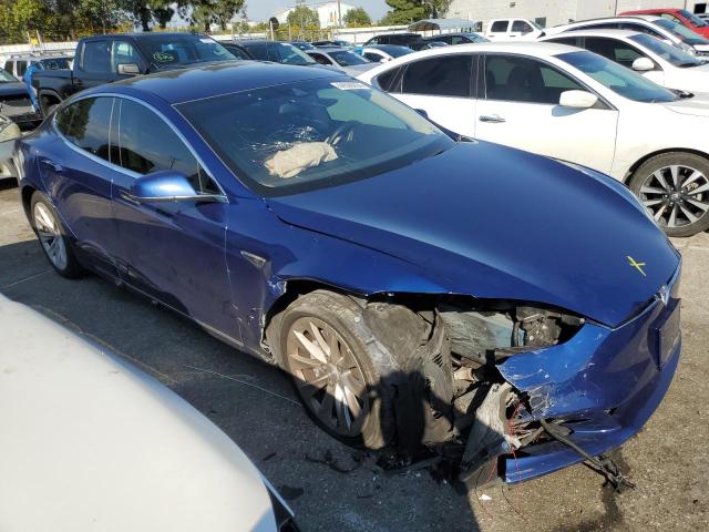 5YJSA1E14GF151917 - 2016 TESLA MODEL S ლურჯი ფოტო 4