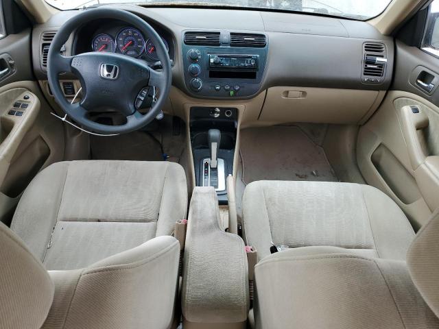 2HGES16534H518034 - 2004 HONDA CIVIC LX TAN photo 8