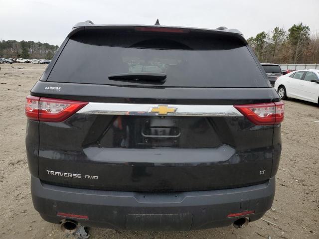 1GNEVHKW2LJ287399 - 2020 CHEVROLET TRAVERSE LT BLACK photo 6