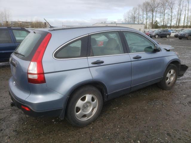 JHLRE38347C049884 - 2007 HONDA CR-V LX BLUE photo 3