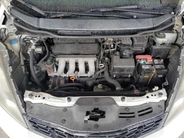 JHMGE8H56DC008766 - 2013 HONDA FIT SPORT WHITE photo 11