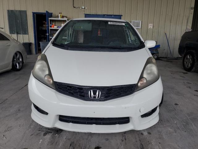 JHMGE8H56DC008766 - 2013 HONDA FIT SPORT WHITE photo 5