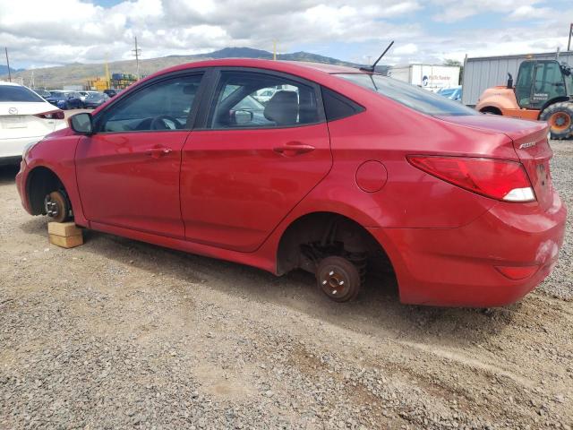 KMHCT4AE4HU170027 - 2017 HYUNDAI ACCENT SE RED photo 2