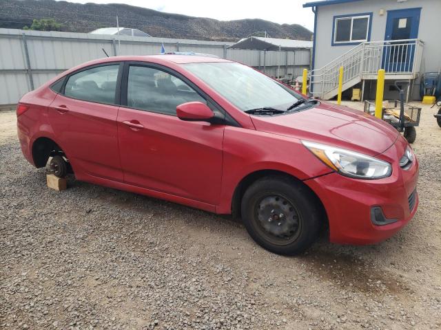 KMHCT4AE4HU170027 - 2017 HYUNDAI ACCENT SE RED photo 4