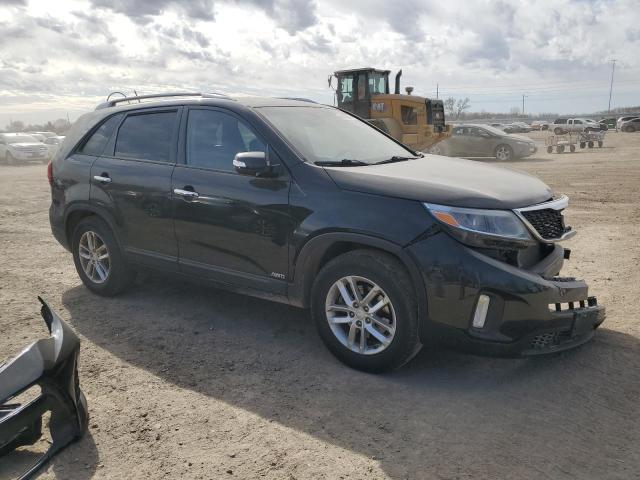 5XYKTCA6XEG451295 - 2014 KIA SORENTO LX BLACK photo 4