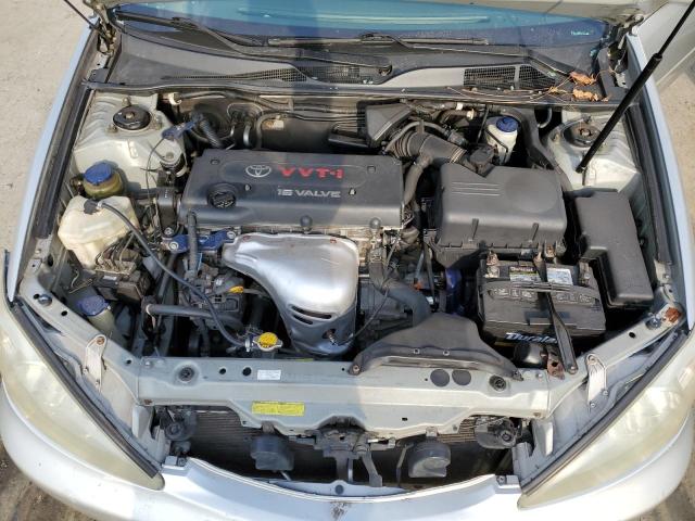 4T1BE32K44U810168 - 2004 TOYOTA CAMRY LE SILVER photo 11