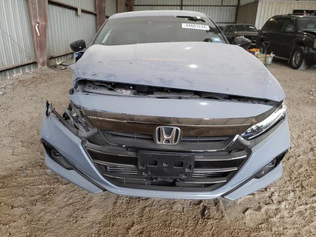 1HGCV1F34NA052403 - 2022 HONDA ACCORD SPORT GRAY photo 5