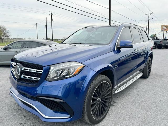 4JGDF7FE4HA879239 - 2017 MERCEDES-BENZ GLS 63 AMG 4MATIC BLUE photo 2