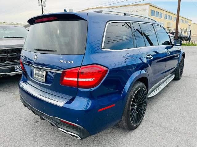 4JGDF7FE4HA879239 - 2017 MERCEDES-BENZ GLS 63 AMG 4MATIC BLUE photo 4