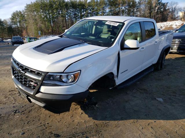 1GCGTEENXK1187350 - 2019 CHEVROLET COLORADO ZR2 WHITE photo 1