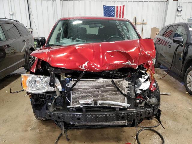 2C4RDGBG7GR169933 - 2016 DODGE GRAND CARA SE RED photo 5