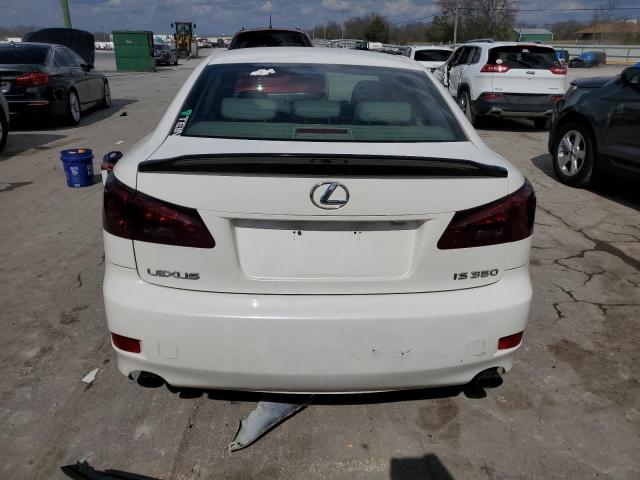 JTHBE262662000241 - 2006 LEXUS IS 350 WHITE photo 6