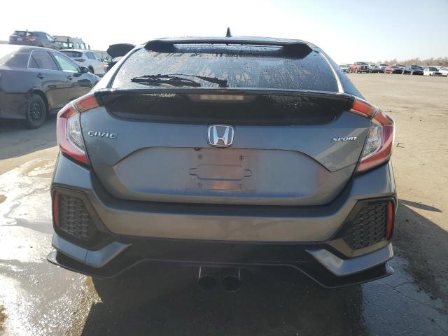 SHHFK7G45HU234376 - 2017 HONDA CIVIC SPORT GRAY photo 6