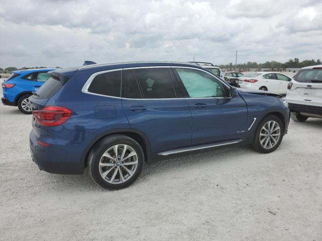 5UXTR9C59JLC81165 - 2018 BMW X3 XDRIVE30I BLUE photo 3