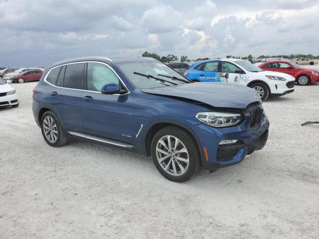 5UXTR9C59JLC81165 - 2018 BMW X3 XDRIVE30I BLUE photo 4