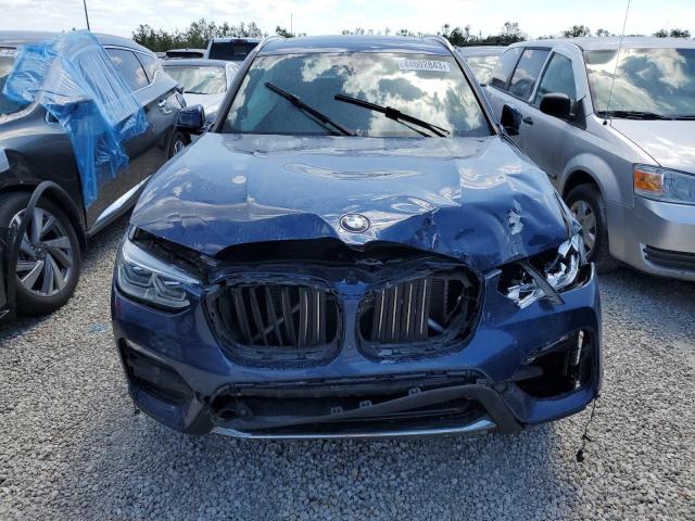 5UXTR9C59JLC81165 - 2018 BMW X3 XDRIVE30I BLUE photo 5